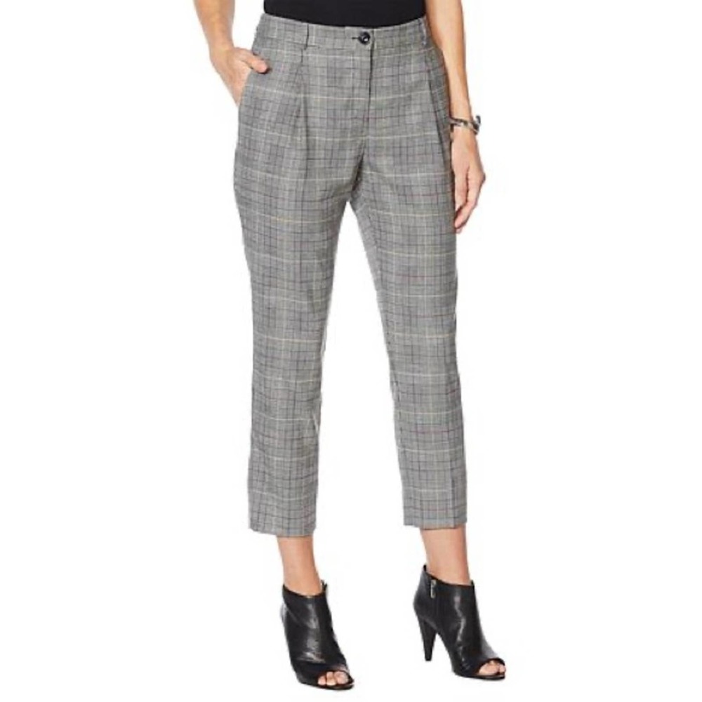 Vince Camuto | NEW Micro Houndstooth Trousers